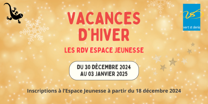 Programme Espace Jeunesse – Décembre 2024