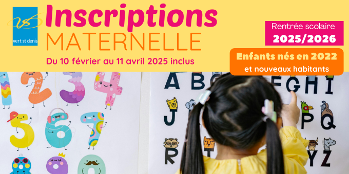 Inscription maternelle rentrée 2025 – 2026